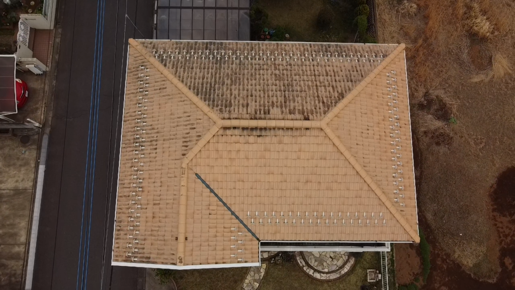屋根 ドローン撮影