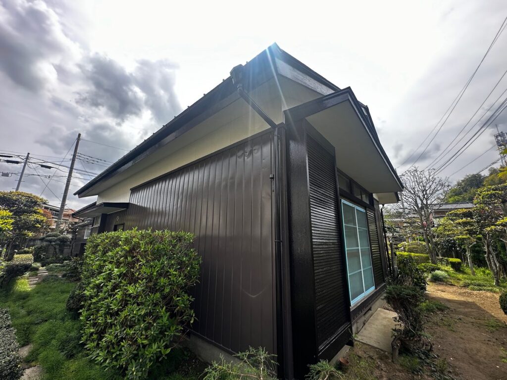 阿見町 外壁塗装 アフター（斜め）