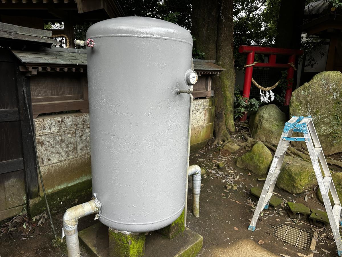 錆止め完了(鳥居側)