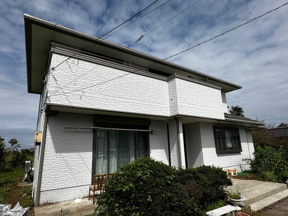 稲敷市 積水ハウスの外壁塗装事例 施工後