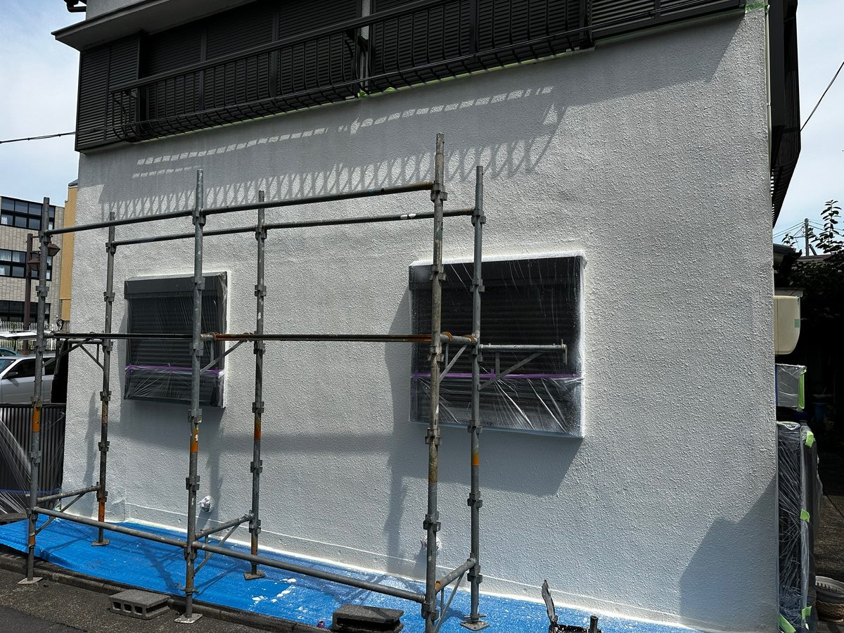 水戸市 シャッター付き窓交換 外壁塗装 外壁 塗装