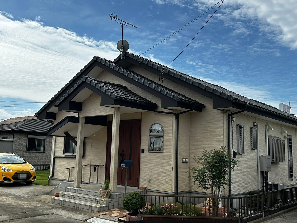 鹿嶋市 平屋の断熱塗装事例 施工前
