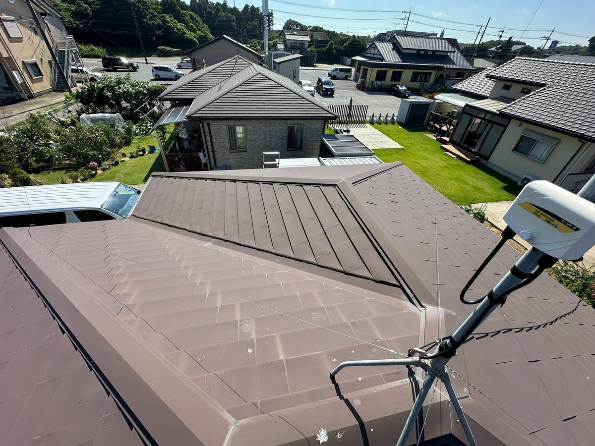 鹿嶋市 外壁・屋根塗装 屋根 施工前