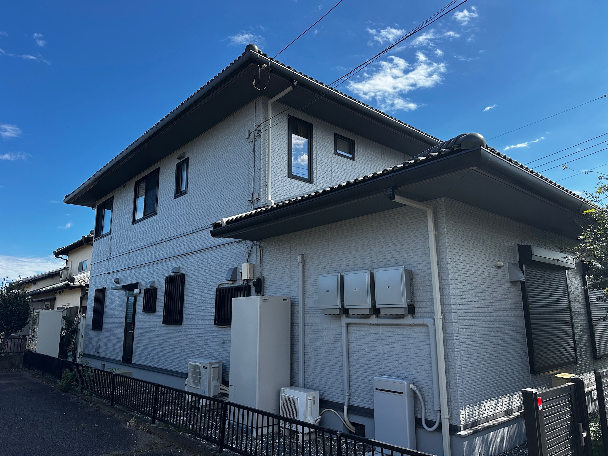 土浦市 パナホームの外壁塗装事例 施工後