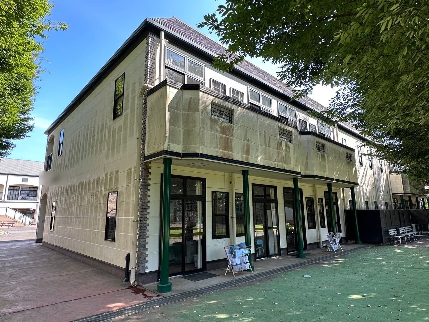 水戸市 小学校 塗装補修 施工前(教室棟)