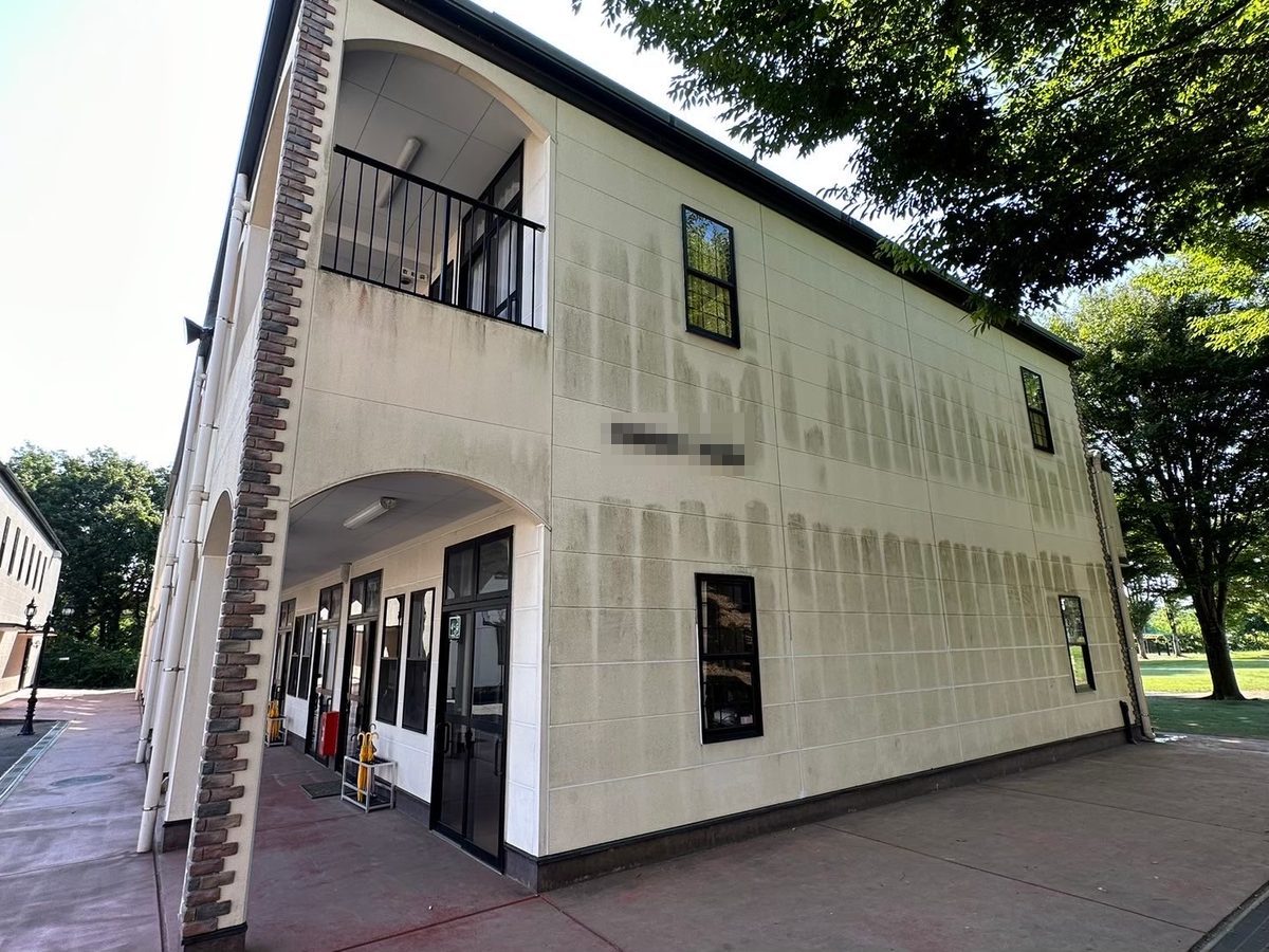 水戸市 小学校 塗装補修 施工前(正面)