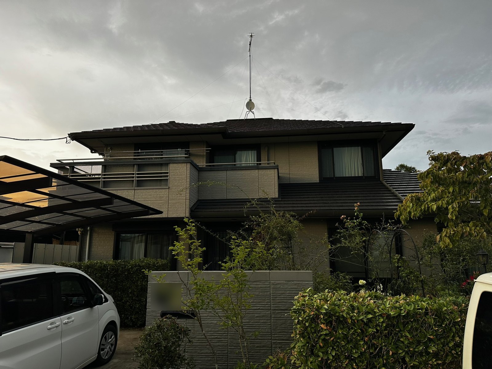 那珂市 外壁塗装 施工前(外観)