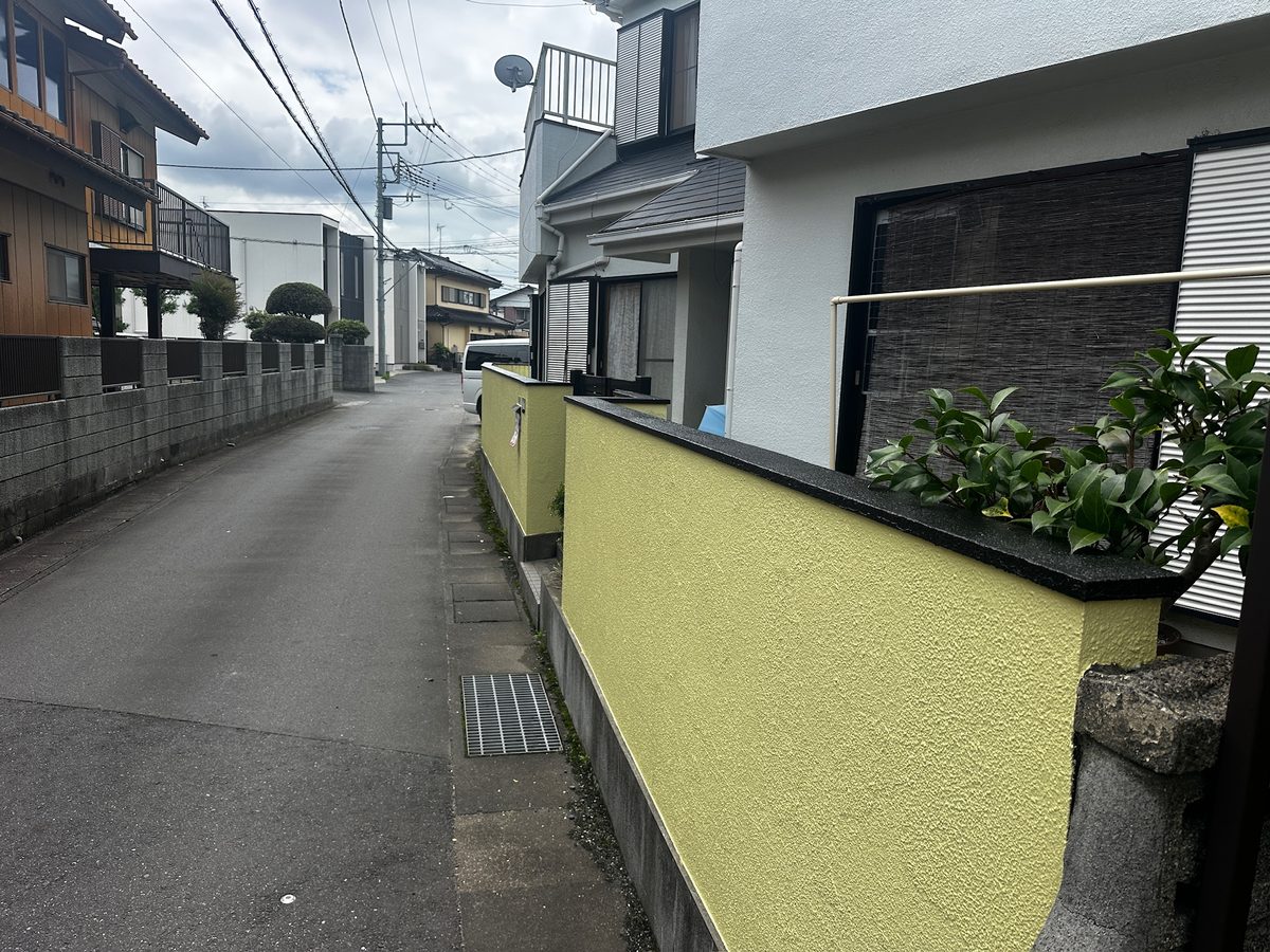 土浦市 外塀の塗装事例 施工後