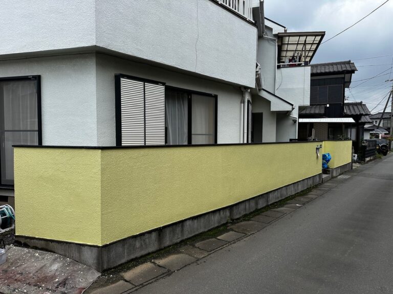 土浦市 N様邸|外塀塗装