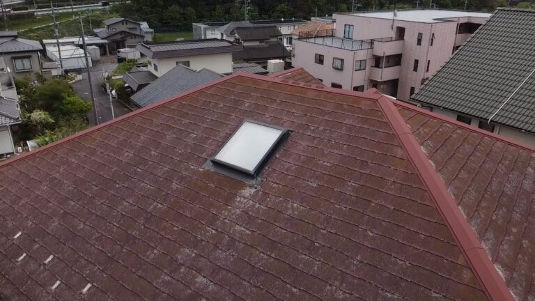 土浦市K様邸（コンチネンタルホーム）の屋根の施工前