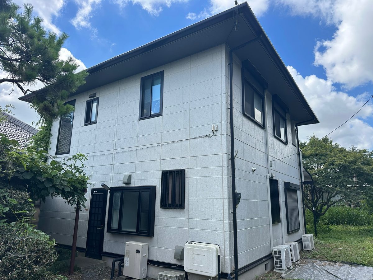 土浦市 外壁塗装・屋根塗装 施工前（正面）