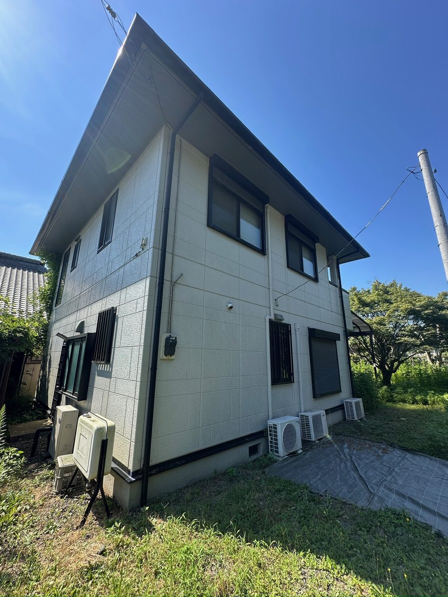 土浦市 外壁塗装・屋根塗装 施工前（裏側）