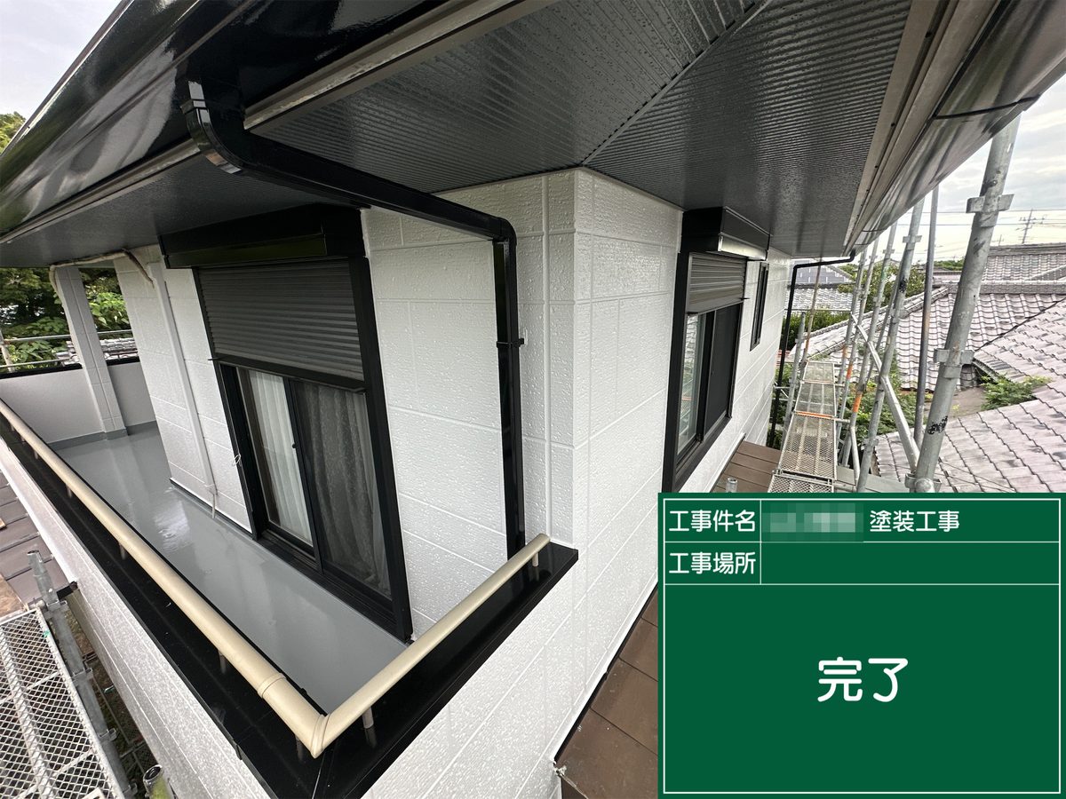 土浦市 セキスイハイムの外壁・屋根塗装事例 施工後