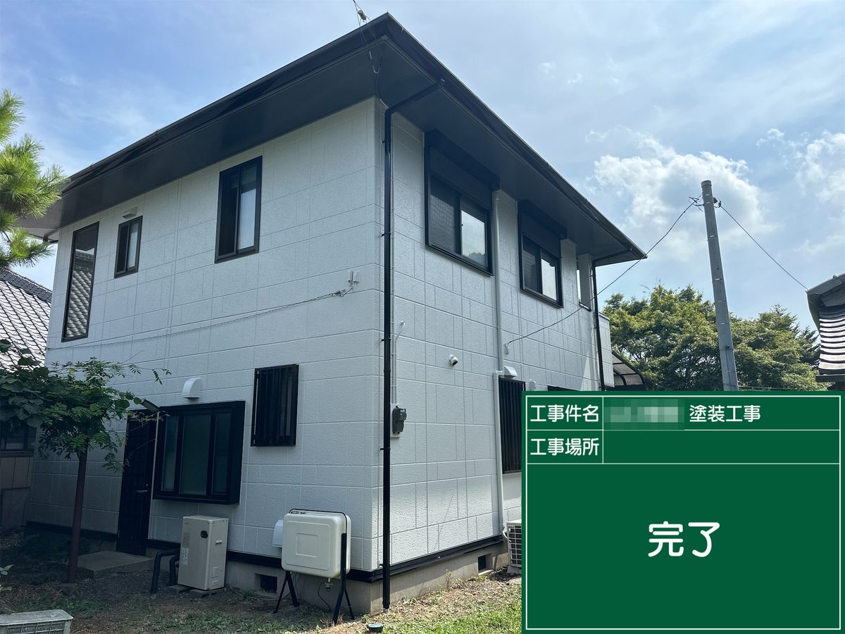 土浦市 セキスイハイムの外壁・屋根塗装事例 施工後