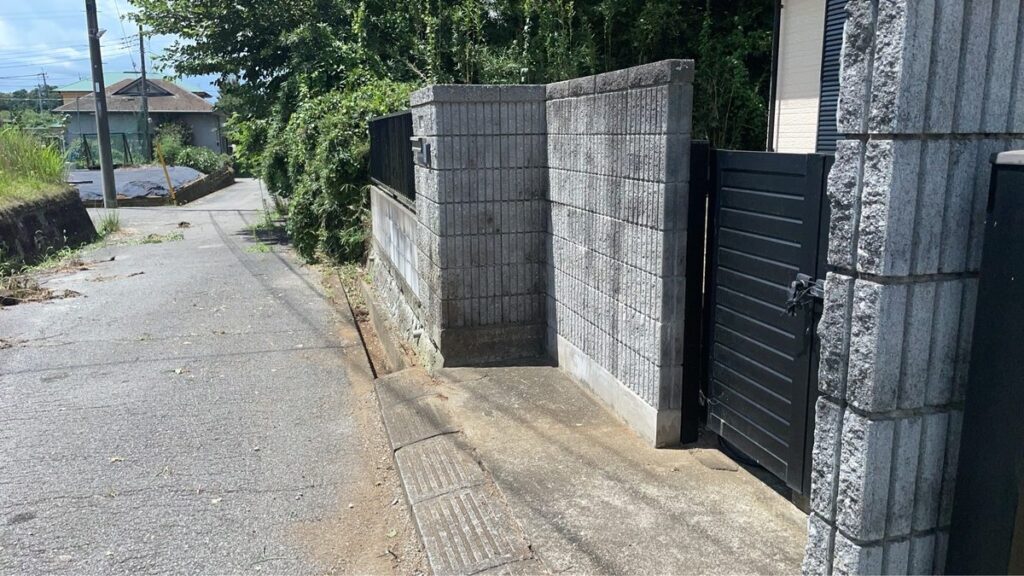 つくば市 外壁塗装 門まわり