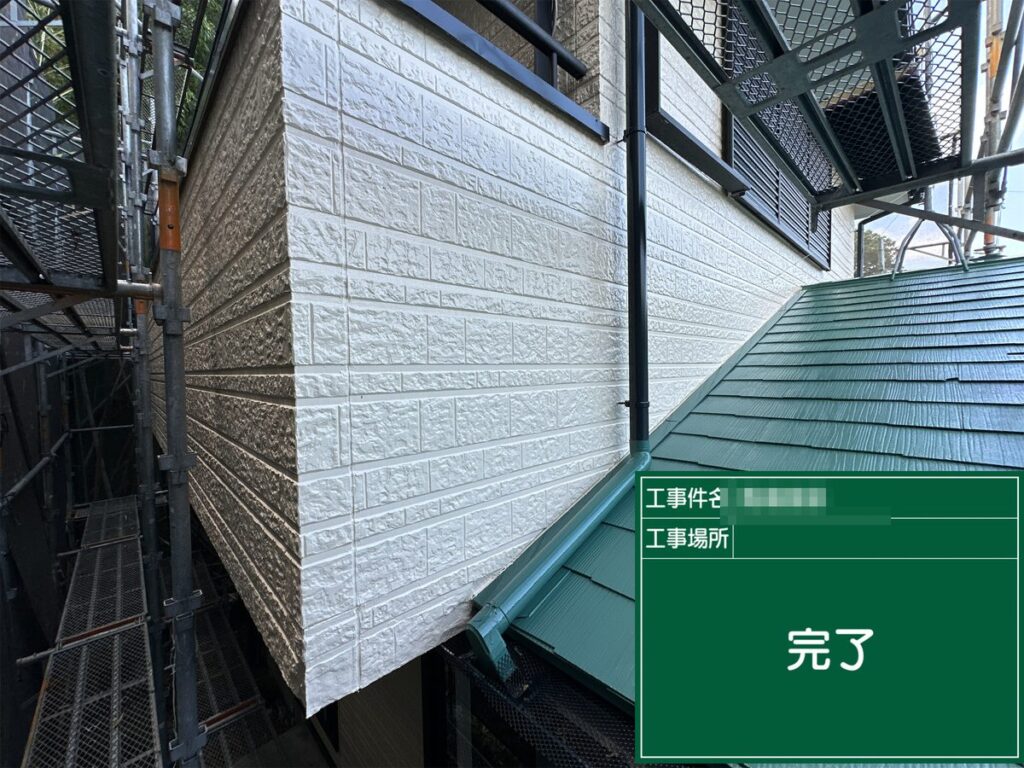 つくば市 外壁塗装 施工完了(外壁)